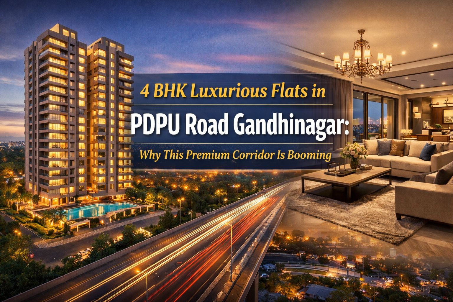 4 BHK Luxurious Flats in PDPU Road Gandhinagar: Why This Premium Corridor Is Booming