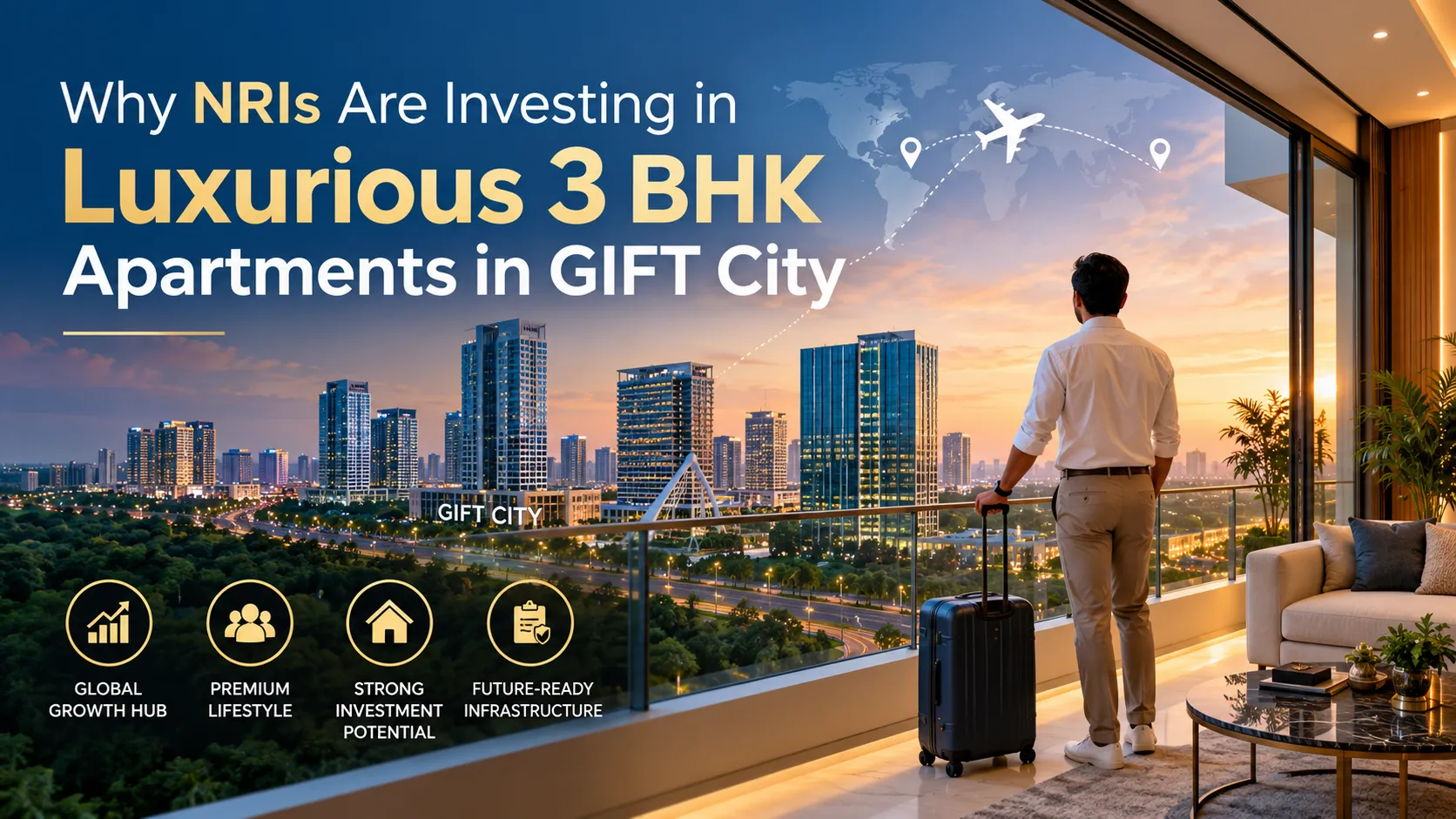 Why NRIs Are Investing in Luxurious 3 BHK Apartments in GIFT City
