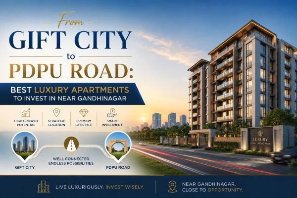 From GIFT City to PDPU Road: Best Luxury Apartments to Invest in Near Gandhinagar