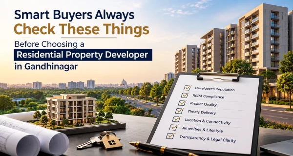 Smart buyers checklist for choosing a residential property developer in Gandhinagar