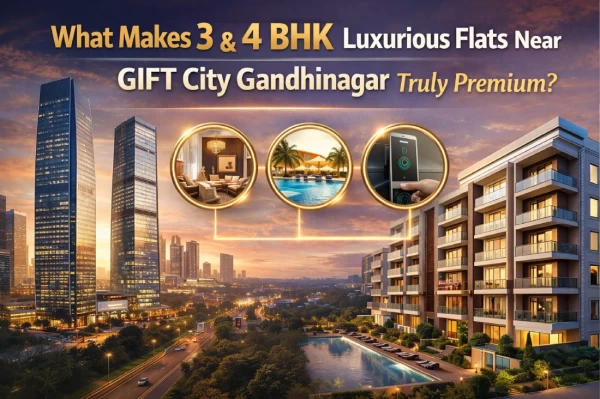 What Makes 3 & 4 BHK Luxurious Flats Near GIFT City Gandhinagar Truly Premium?