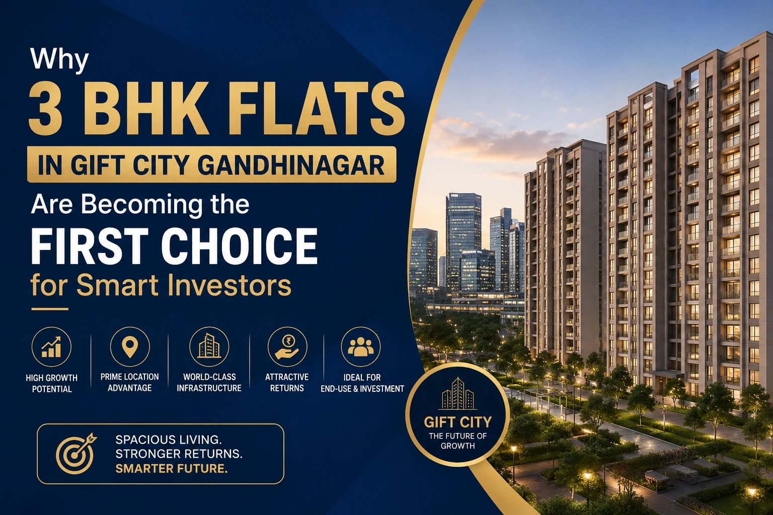 Why 3 BHK Flats in GIFT City Gandhinagar Are Becoming the First Choice for Smart Investors